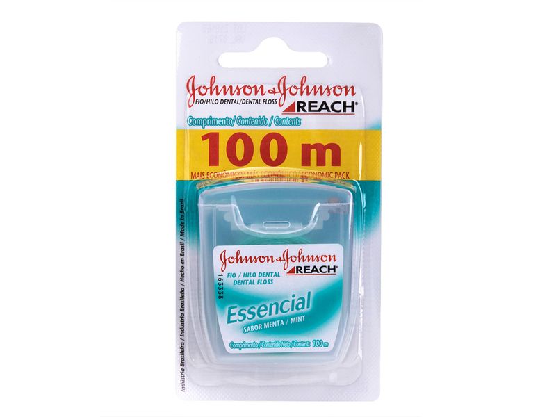 Fio-Dental-Reach-Johnson---Johnson-Essencial-100m