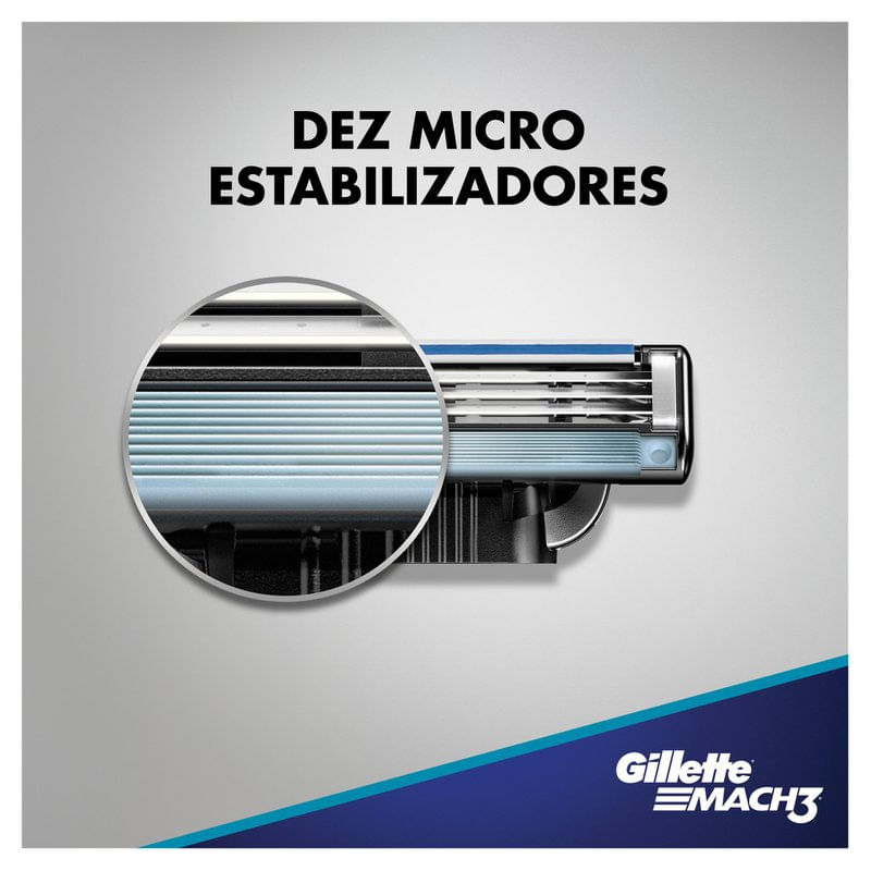Kit Aparelho de Barbear Gillete Mach3 Acqua Grip Regular + Procter