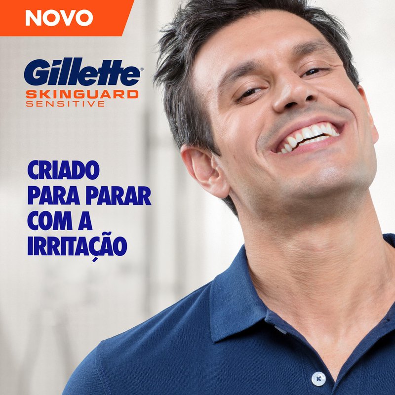 Carga Gillette Skinguard Sensitive com 2 unidades