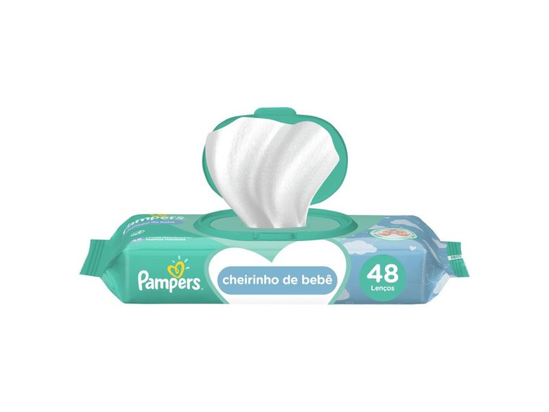 Lencos-Umedecidos-Pampers-Cheirinho-de-Bebe-48-Unidades