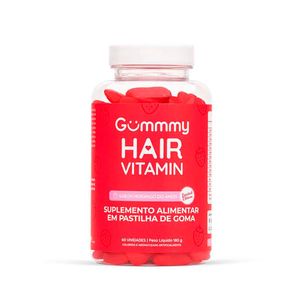 Suplemento Alimentar Gummy Hair Vitamin Sabor Morango do Amor 60 Gomas