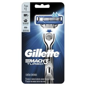 Aparelho de Barbear Gillette Mach3 Turbo 1 Unidade