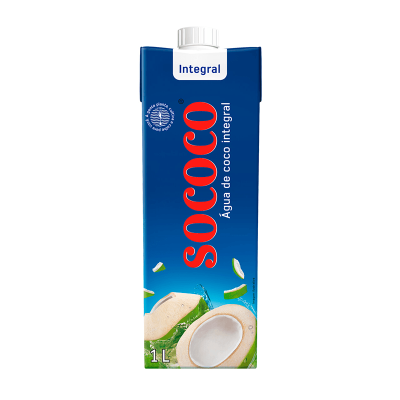 Água de Coco Integral Sococo 1 Litro - Comprar online