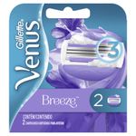 Carga para Barbeador Gillette Venus Breeze com 2 Unidades