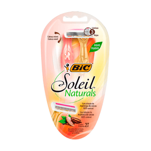 Aparelho Descartável para Depilar Bic Soleil Naturals 2 Unidades
