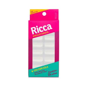 Unhas Postiças Ricca Naturais com Curvatura