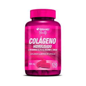 Colágeno Hidrolisado 600mg 120 Cápsulas
