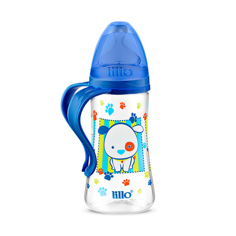 Mamadeira Anticólica Lillo Design Azul 300ml