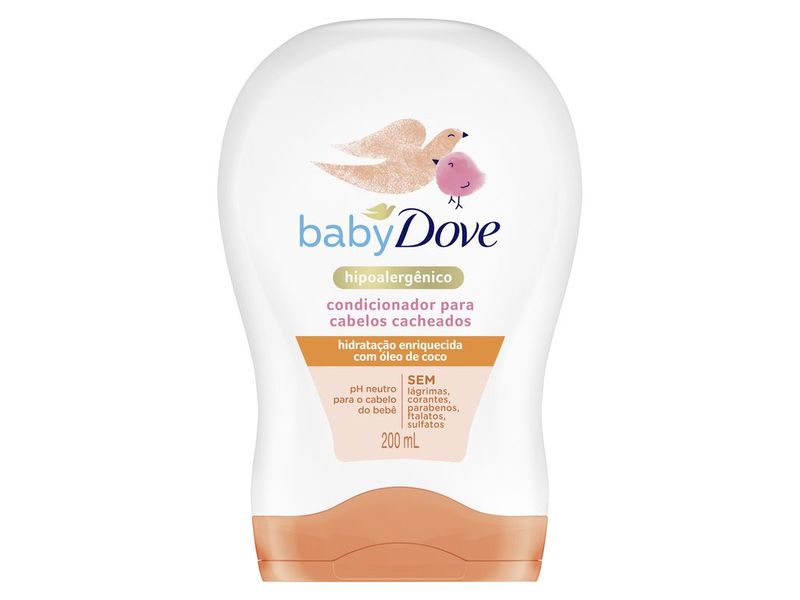 Condicionador Baby Dove Cabelos Cacheados 200ml
