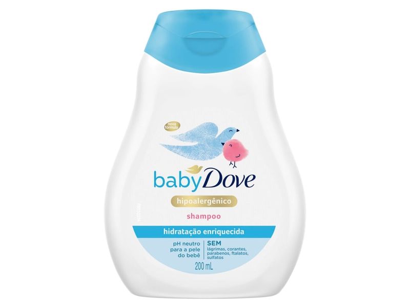 Shampoo Baby Dove Hidratação Enriquecida 200ml