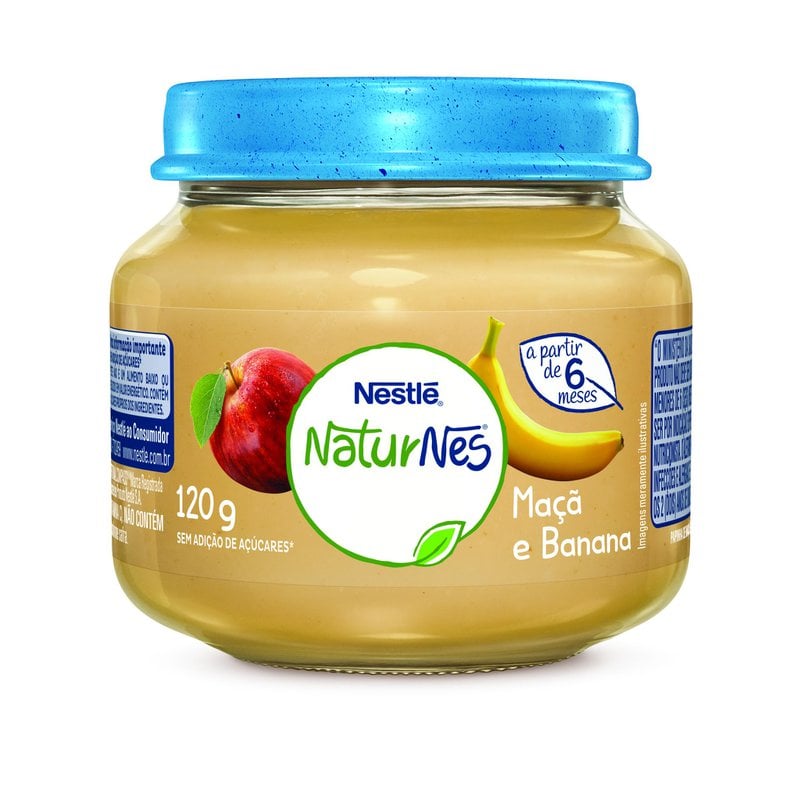 Papinha de Bebê Naturnes Nestlé Maçã e Banana - Compre na Drogal