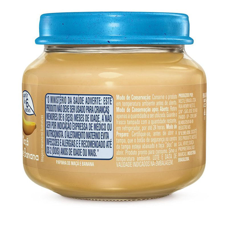 Papinha de Bebê Naturnes Nestlé Maçã e Banana - Compre na Drogal