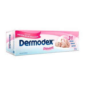 Dermodex Prevent Creme Para Prevenção De Assaduras 30g