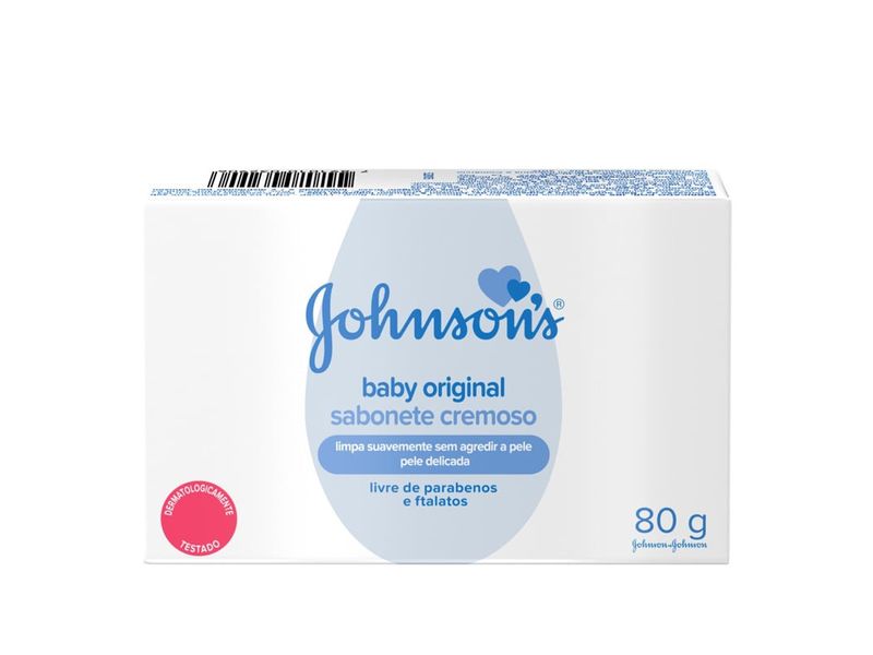 Sabonete em Barra Johnson's Baby Original 80g