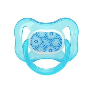 Chupeta Ortodôntica Kuka Color Decorada Nº1 Cor Azul 1 Unidade