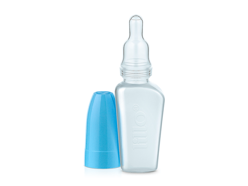 Mamadeira-Chuquinha-Lillo-0-3-Meses-Bico-Silicone-Azul-50ml