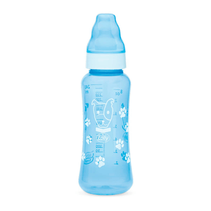 Mamadeira Lolly Tip Bico Silicone Azul 240ml