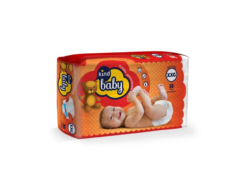Fraldas-Kind-Baby-XXG-38-Unidades
