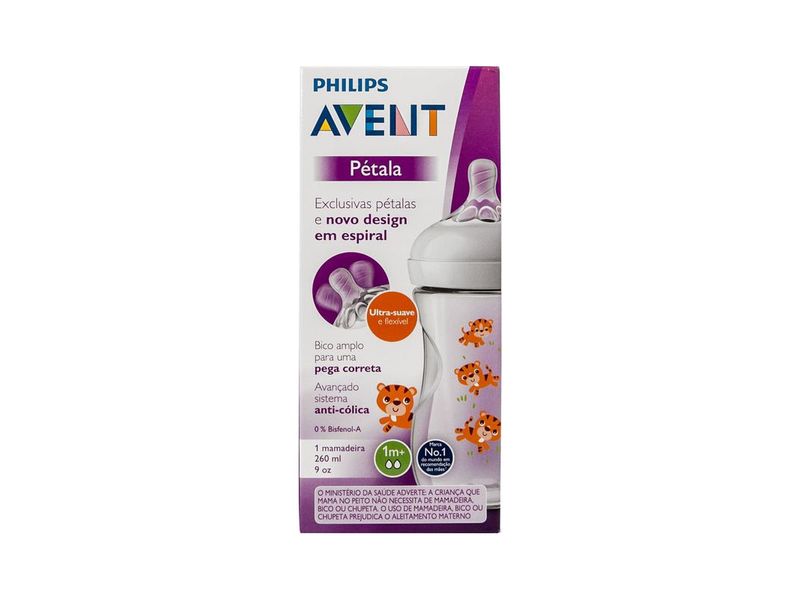Mamadeira Avent Pétala Tigre 260ml