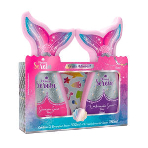 Kit Shampoo Suave Menina Sereia 300ml + Condicionador Suave Menina Sereia 280ml
