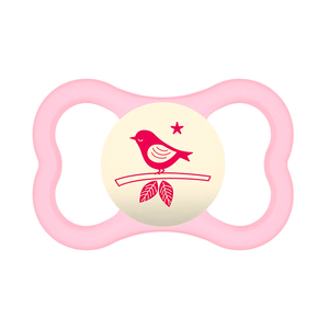 Chupeta MAM Air Night +6 Meses Cor Rosa 1 Unidade