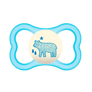 Chupeta MAM Air Night +6 Meses Cor Azul 1 Unidade