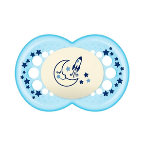 Chupeta MAM Night +6 Meses Cor Azul 1 Unidade