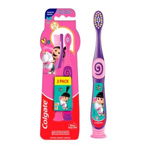 Escova Dental Colgate Smiles Agnes e Fluffy 2-5 Anos 2 Unidades