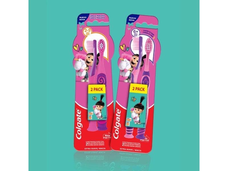 Escova-Dental-Colgate-Smiles-Agnes-e-Fluffy-2-5-Anos-2-Unidades