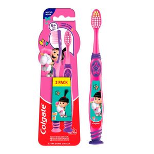 Escova Dental Infantil Colgate Agnes 6+ Anos 2 Unidades