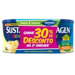 Kit Complemento Alimentar Sustagen Kids Sabor Baunilha 2 Unidades com 380g Cada