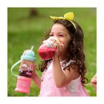 Copo Fisher Price Com Porta Snack Playful Rosa