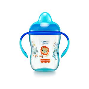 Copo De Treinamento Fisher Price Bico Semi Rígido Azul 270ml