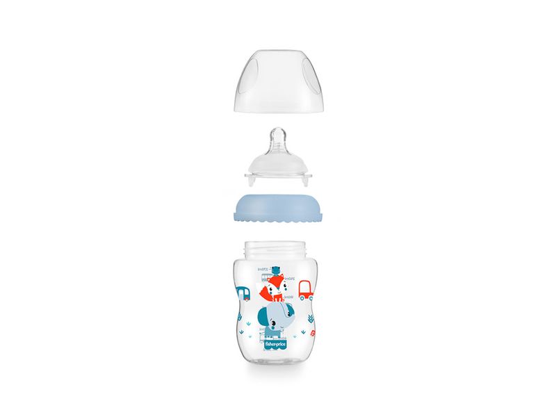 Mamadeira-First-Moments-Fisher-Price-Azul-Marshmallow-270ml