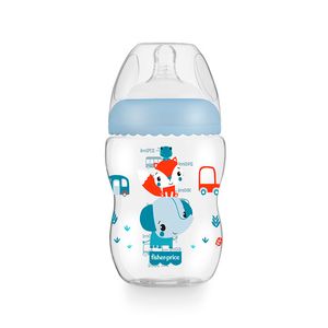 Mamadeira First Moments Fisher Price Azul Marshmallow 270ml