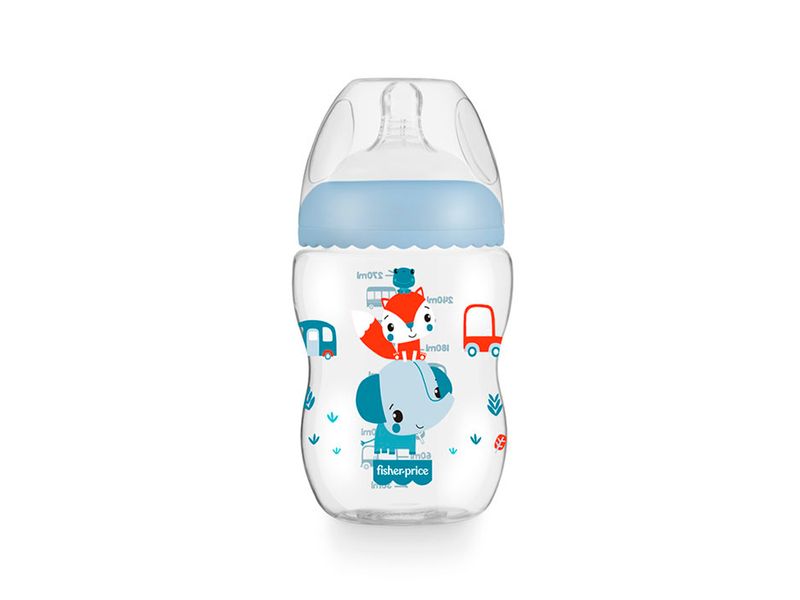 Mamadeira-First-Moments-Fisher-Price-Azul-Marshmallow-270ml