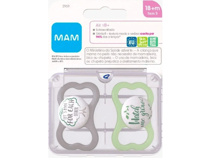 Chupeta-Mam-Air-18--Meses-Cor-Cinza-e-Amarela-2-Unidades