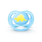 Chupeta Ultra Air Philips Avent 0-6 Meses Dinossauro Azul