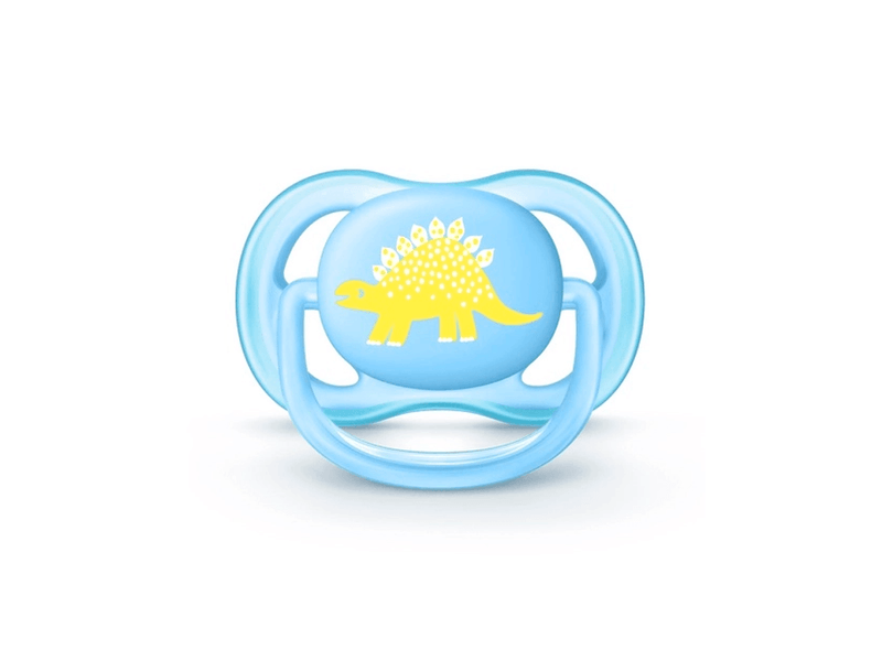 Chupeta Ultra Air Philips Avent 0-6 Meses Dinossauro Azul