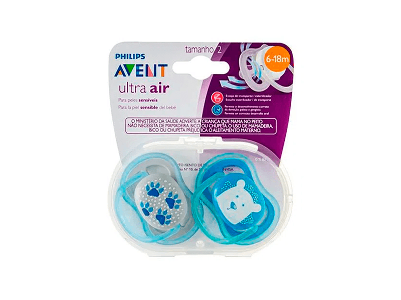 Chupeta-Ultra-Air-Philips-Avent-6-18-Meses-Azul-2-Unidades