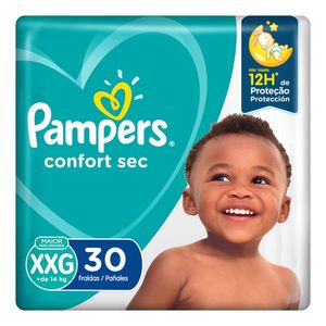 Fraldas Pampers Confort Sec XXG 30 Unidades