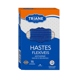 Hastes Flexíveis Triane Antigerme 75 Unidades