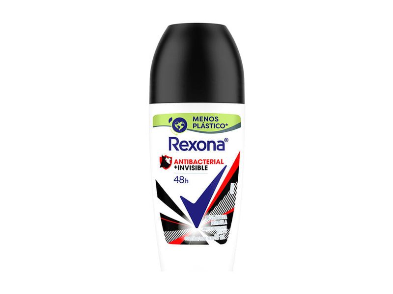 Desodorante-Antitranspirante-Roll-On-Rexona-Antibacterial---Invisible-50ml