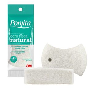 Esponja para Banho Ponjita com Fibra Natural 1 Unidade