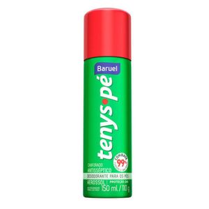 Desodorante para os Pés Aerossol Tenys Pé Baruel Canforado 150ml
