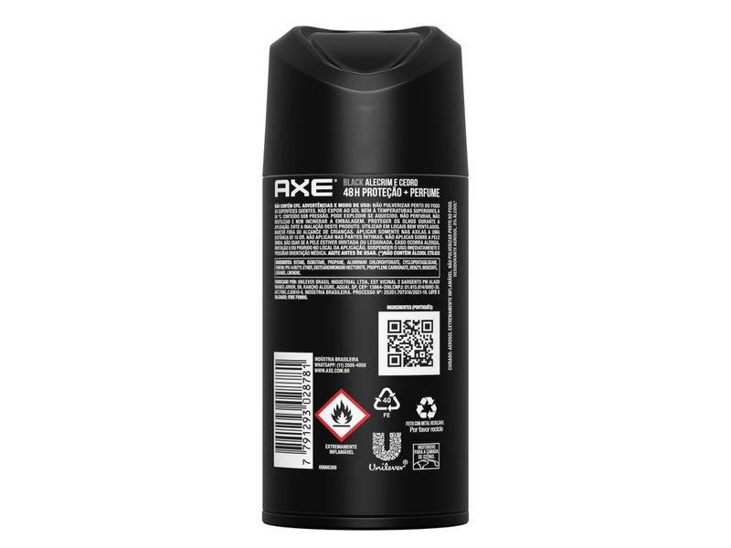 Desodorante-Antitranspirante-Body-Spray-Axe-Black-Alecrim-e-Cedro-150ml