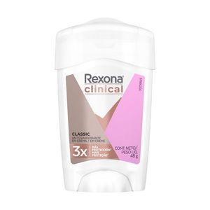 Desodorante Antitranspirante em Creme Rexona Clinical Classic 48g