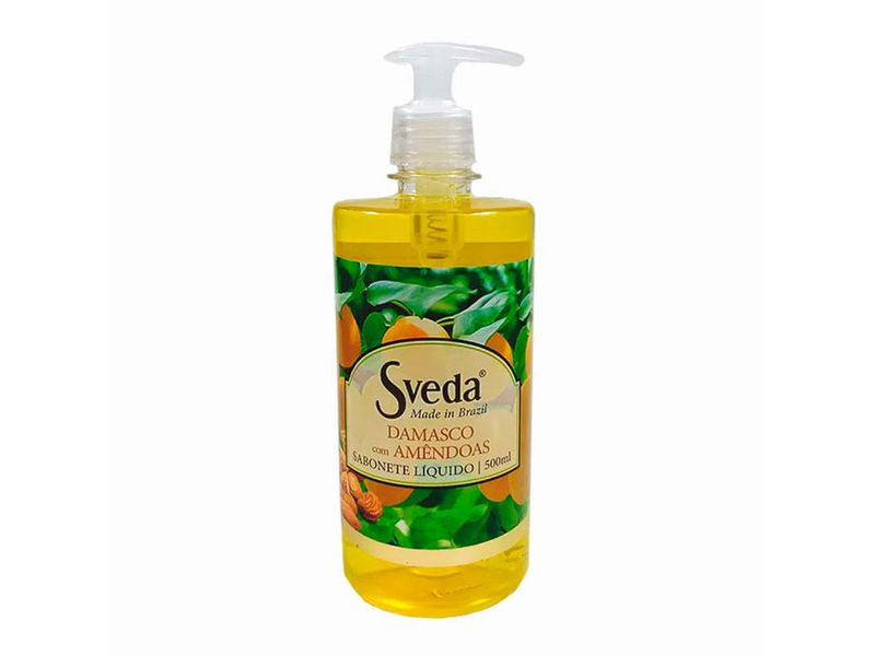 Sabonete Líquido Sveda Damasco com Amêndoa 500ml