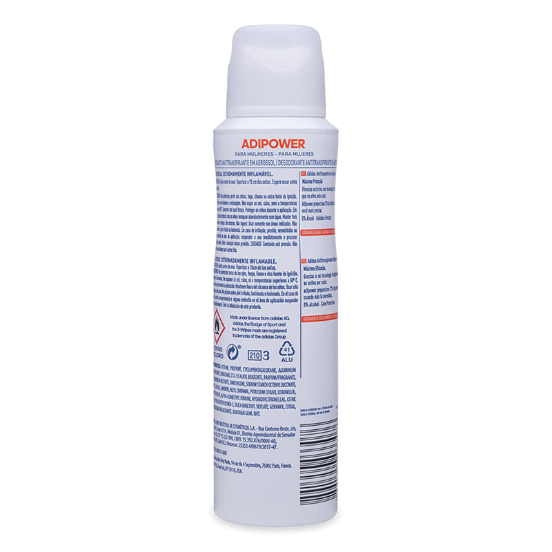 Desodorante Aerosol Feminino Adidas Adipower 150ml