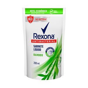 Refil Sabonete Líquido Rexona Antibacterial Bamboo 200ml